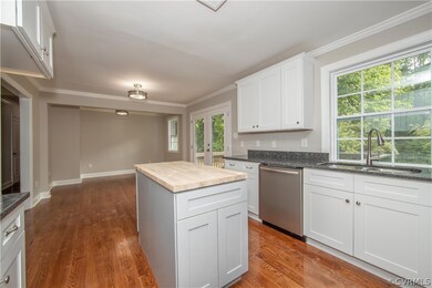 Updated kitchen with cabinet space galore and a ce