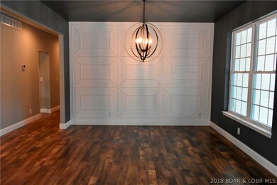 The finish details of a luxury property