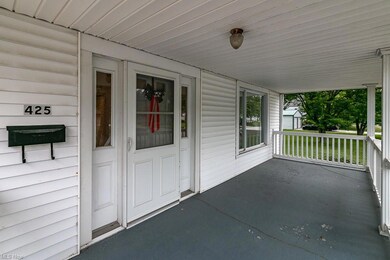 Spacious Front Porch with maintenance-free vinyl f