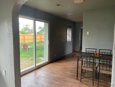 Patio doors to dining room
