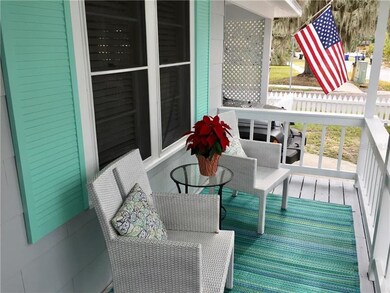 Front porch for watching the neighborhood activiti