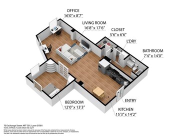 70 Exchange St unit 301, Lynn, MA 01901 - photo 3