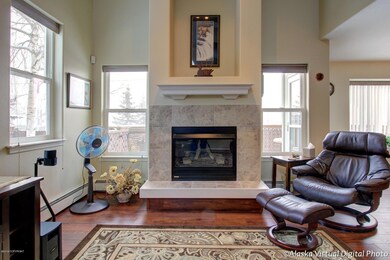 Direct vent gas fireplace