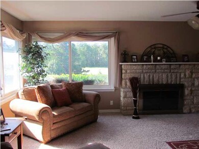 Big windows allow lots of natural light in