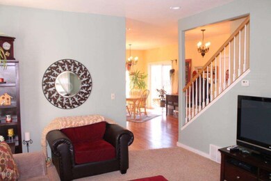 living room to dining