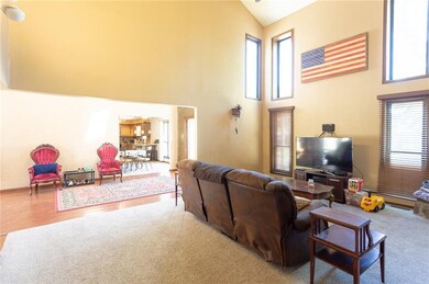 View from living to entry way on into the updated 