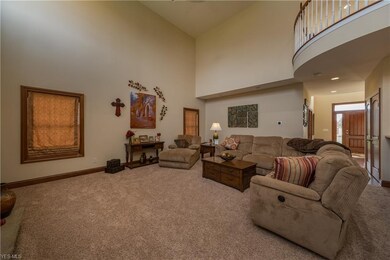 Great room is open to gourmet kitchen