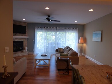 View From Kitchen into Living room