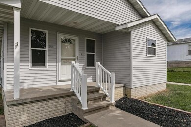 Inviting front porch