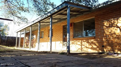 rear yard and patio