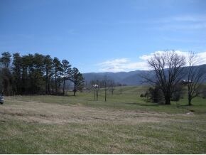 Site view toward mountains