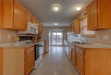 Lots of storage in the large kitchen.  Appliances 