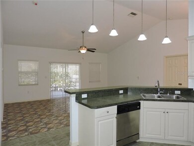 Kitchen - Breakfast Bar - Living Room