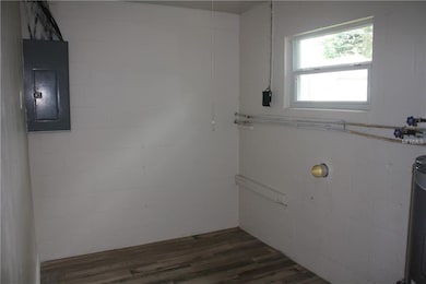 Inside utility room.