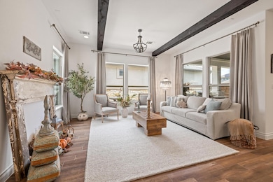 The living space also features dimmable lighting perfect for ambiance and unwinding.