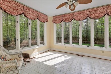 Florida Room with  windows on three sides. Opens to family room. Privacy fence in the rear yard.