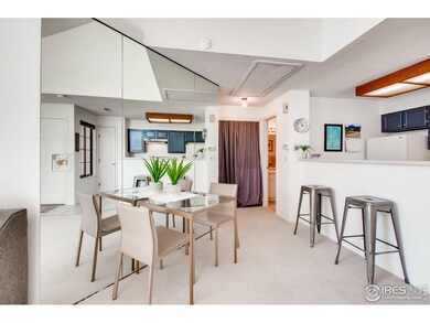 Dining area and bar in kitchen
