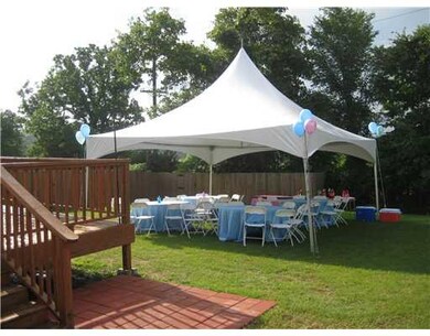 Exterior Back/Side. The backyard is plenty big for entertaining guests