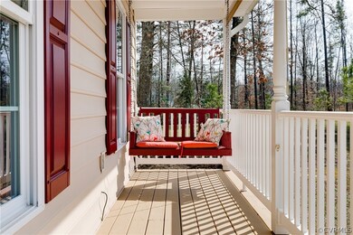Enjoy the quiet on this relaxing front porch