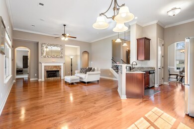 Nicely-Sized with Surround Sound, Center Fireplace