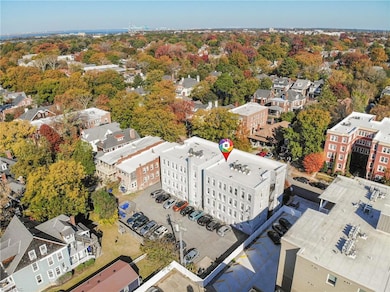 Owners park out back