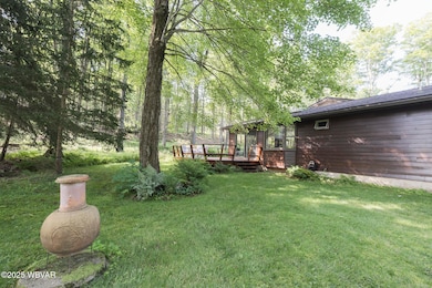 Backyard side view