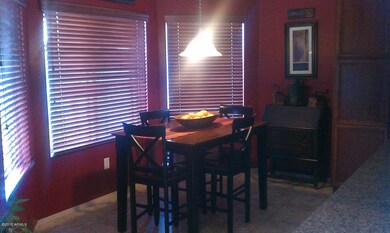 eat in kitchen area