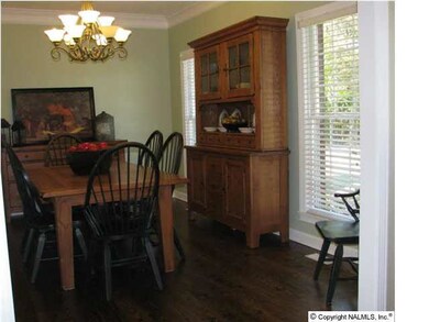 View of spacious dining room from foyer