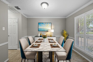 Virtually Staged Formal Dining Room
