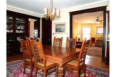 Dining Room. This view shows the beautiful built-i