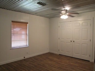 Master Bedroom with double door closets
