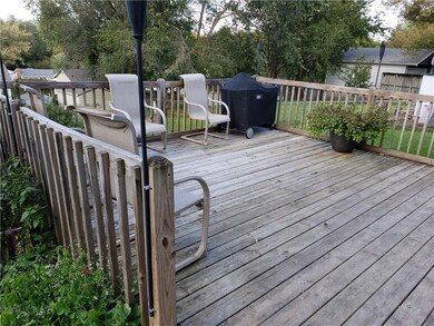 Deck off of the Kitchen