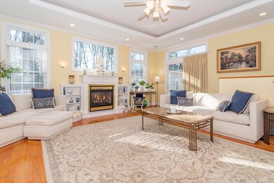 Great Room with tray ceiling