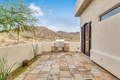 Built-In BBQ off Kitchen