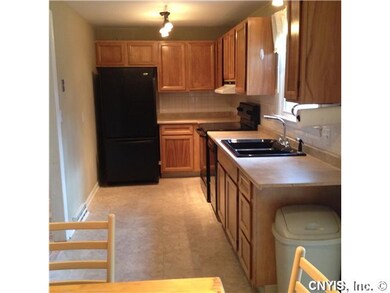 Kitchen. Kitchen!  Sliding glass door leads from k