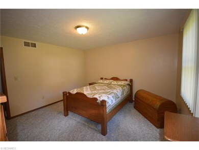 Spacious master bedroom.