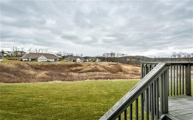 Green space between this unit and other homes.
