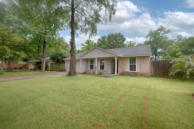 A view along the side of the home showing the great space between you and your neighbors.