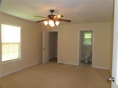 Spacious Master with Ceiling Fan 