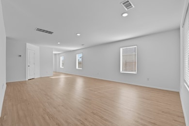 Looking from Back Door towards Front Door across Living Area