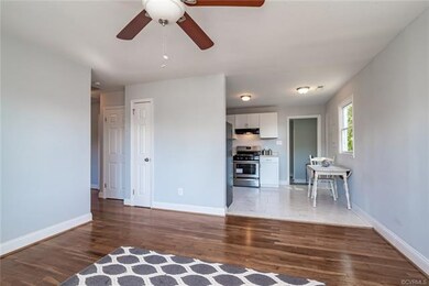 Living room opens up to your brand new kitchen! Open concept living.