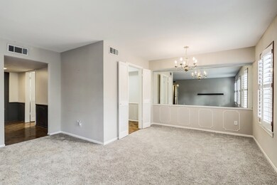Living/dining area. Foyer (xr) on the far left.