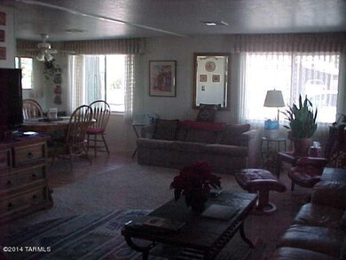 Living room facing mountains