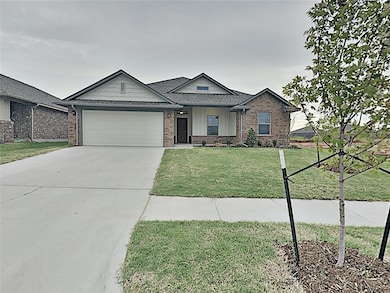 View of front of property featuring brick siding, 