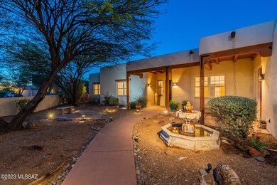 Welcoming Courtyard Entry
