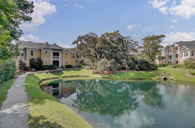 Pond view from some windows in the condo