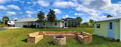 Custom cooking & fire-pit surrounded by a 20'x12' 