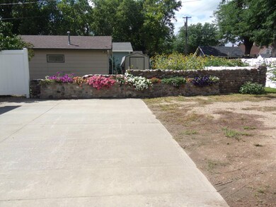 Rock Wall w/Planted Flowers