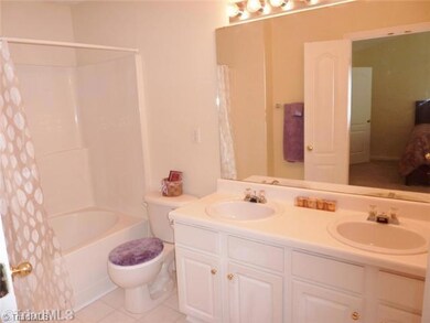 Master Bath/Spa. Master bathroom off the master bedroom with double sinks.