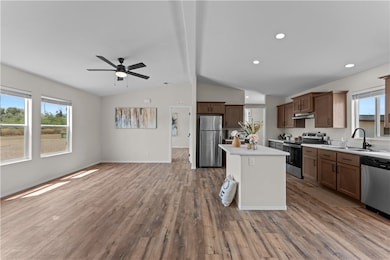 Open floor plan for easy entertaining